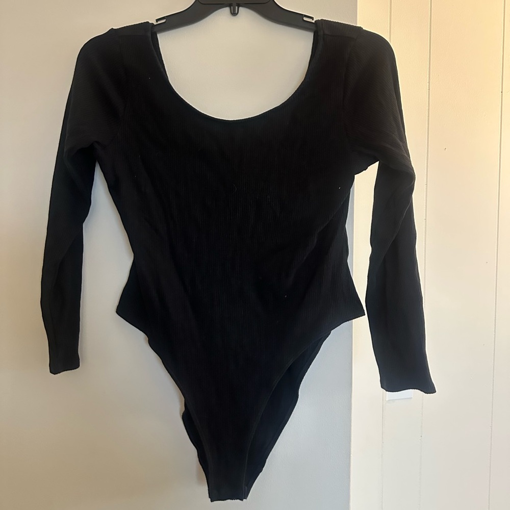 Ribbed Cotton Bodysuit